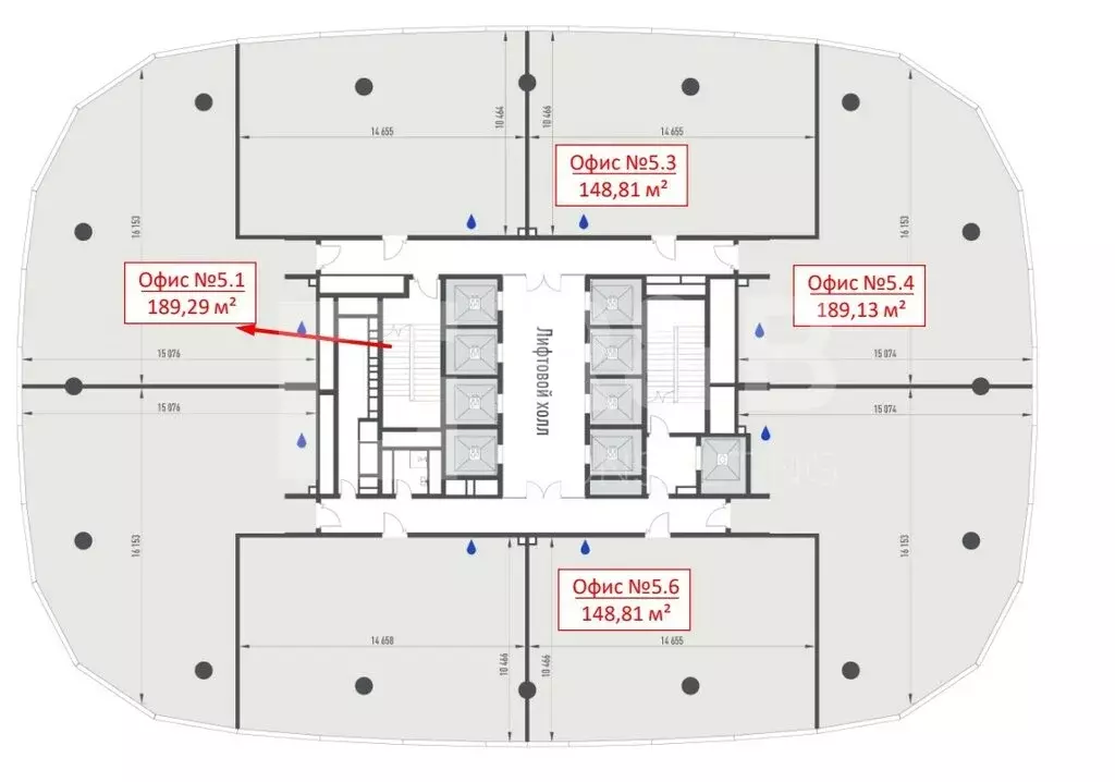 Офис (189.29 м) - Фото 1