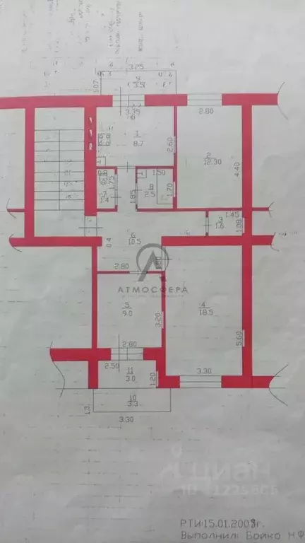 3-к кв. Краснодарский край, Апшеронск Лесозаводская ул. (64.0 м) - Фото 2