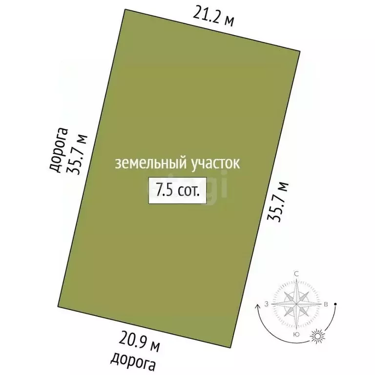 Участок в Костромская область, Кострома проезд Кружевной, 61 (7.47 ... - Фото 2