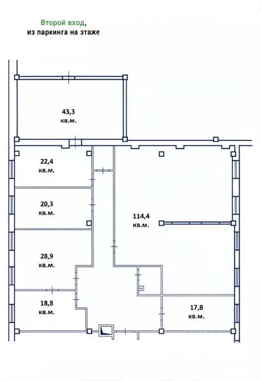 Офис в Санкт-Петербург Коломяжский просп., 18 (317 м) - Фото 2