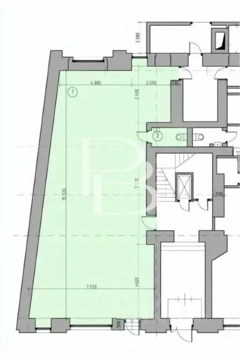 Помещение свободного назначения в Москва Новослободская ул., 26С1 (117 ... - Фото 1