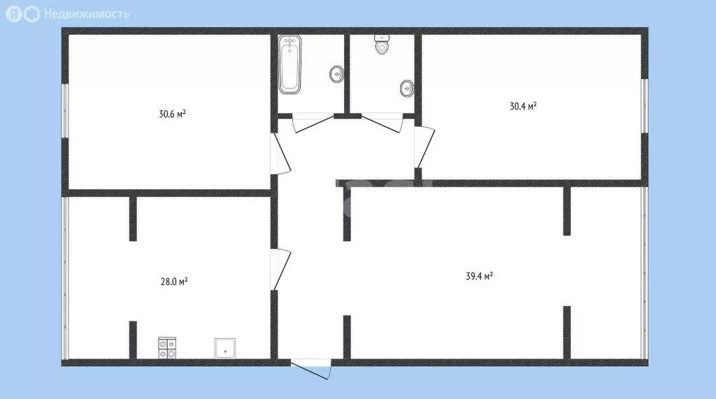 3-комнатная квартира: Черкесск, Октябрьская улица, 346Б (156.1 м) - Фото 1