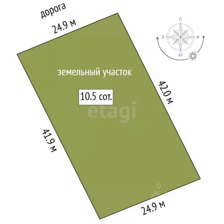 Участок в Тюменская область, Тюменский муниципальный округ, д. ... - Фото 2