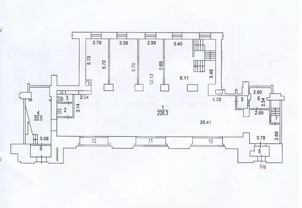 Помещение свободного назначения в Москва пл. Победы, 2К2 (687 м) - Фото 2