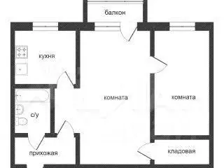 2-к кв. Нижегородская область, Нижний Новгород ул. Маршала Казакова, 7 ... - Фото 2