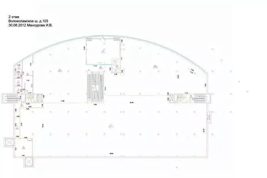 Помещение свободного назначения в Москва Волоколамское ш., 103 (5844 ... - Фото 2
