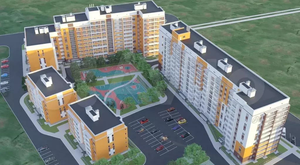 2-к. квартира, 47 м, 8/9 эт. - Фото 0