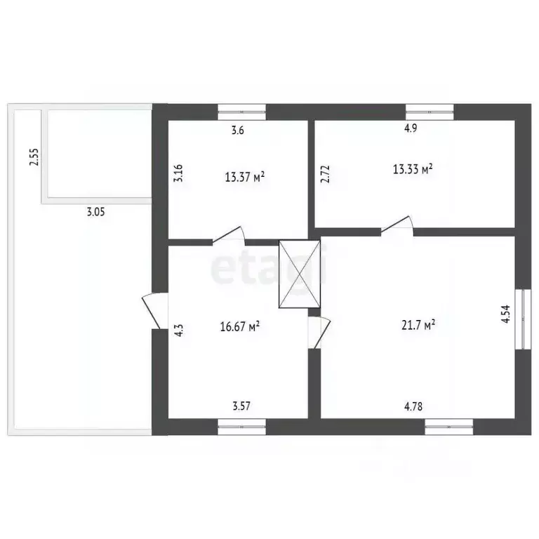 Дом в Кемеровская область, Кемеровский район, с. Верхотомское ... - Фото 1