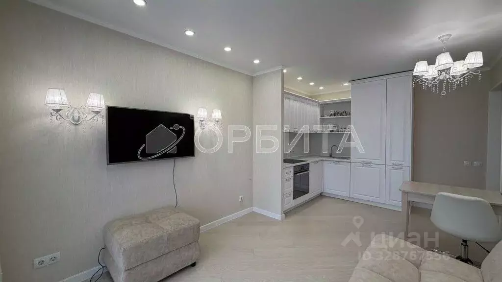 1-к кв. Тюменская область, Тюмень ул. Андрея Бушуева, 2 (44.2 м) - Фото 2