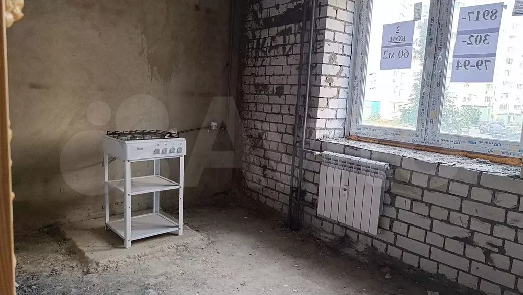 2-к. квартира, 60 м, 1/10 эт. - Фото 0