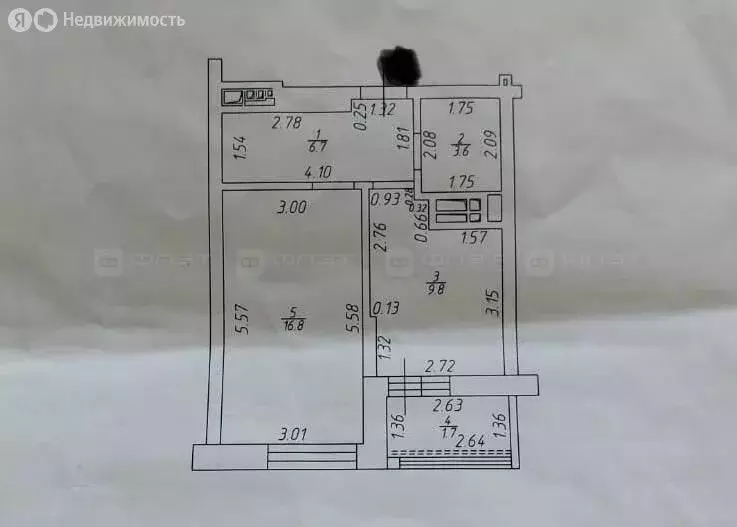1-комнатная квартира: Казань, улица Горьковское Шоссе, 2А (38.6 м) - Фото 0