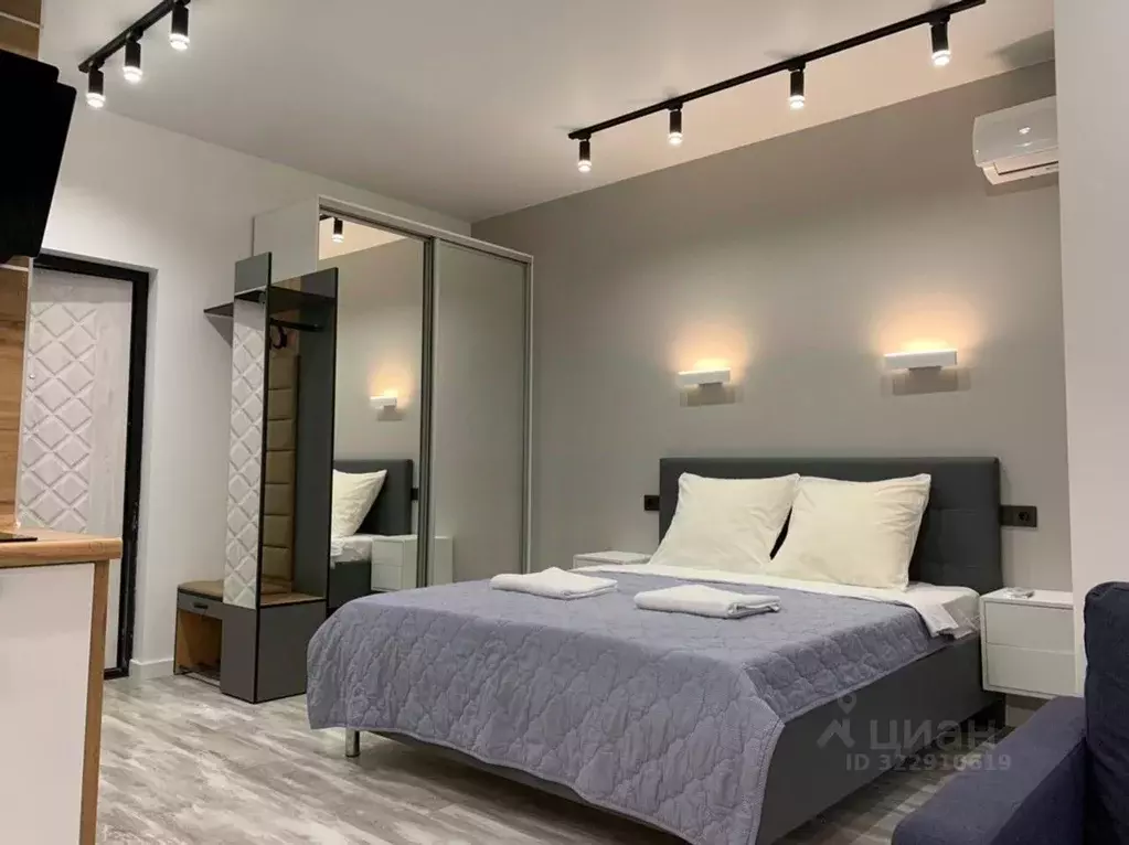 Студия Краснодарский край, Сочи Сириус пгт, ул. Таврическая (30.0 м) - Фото 1