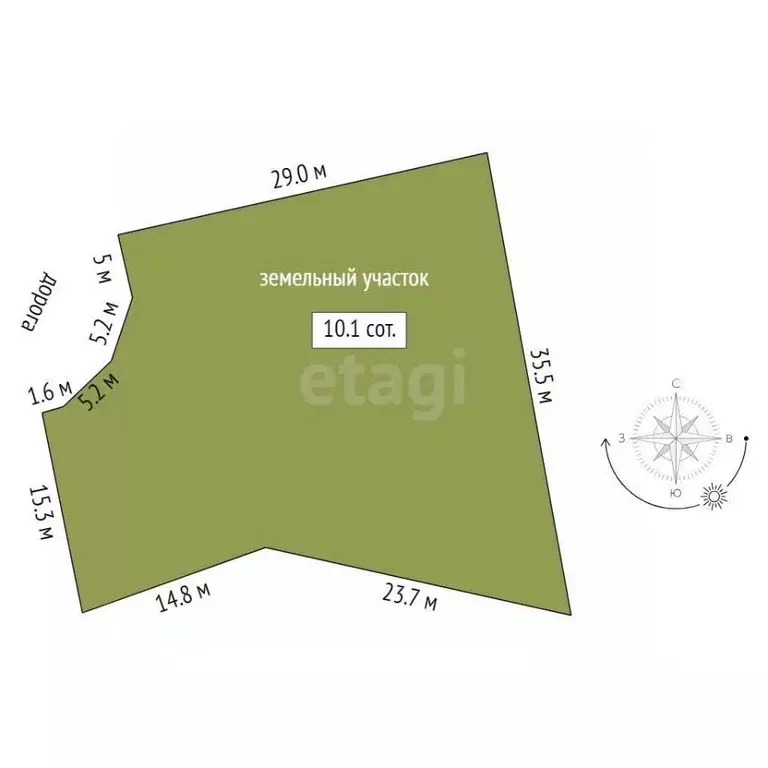 Участок в Тюменская область, Нижнетавдинский муниципальный округ, ... - Фото 1