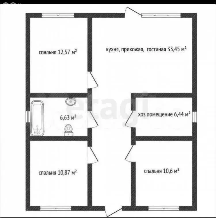 Дом в Краснодар, 2-й Командорский проезд, 26/25 (130 м) - Фото 0