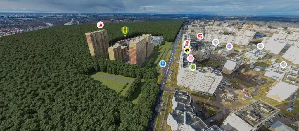 2-к кв. Ярославская область, Ярославль Красноборская ул., 45/1 (58.22 ... - Фото 2