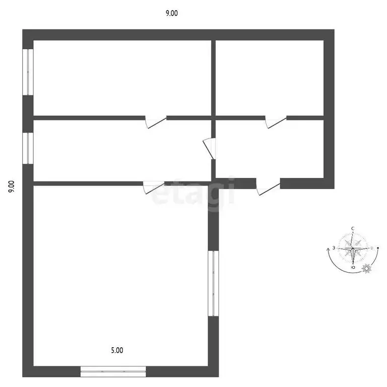Дом в Феодосия, Новокарантинная улица, 5 (58.1 м) - Фото 1