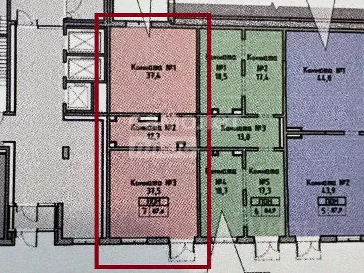 Помещение свободного назначения в Москва Люблинская ул., 78к3 (88 м) - Фото 1