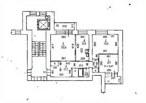 3-к кв. Свердловская область, Екатеринбург ул. Фурманова, 45 (62.2 м) - Фото 1