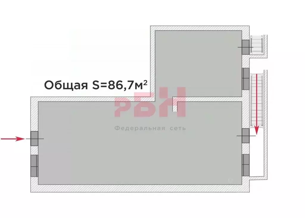 Торговая площадь в Тюменская область, Тюмень ул. Николая Чаплина, 126 ... - Фото 2