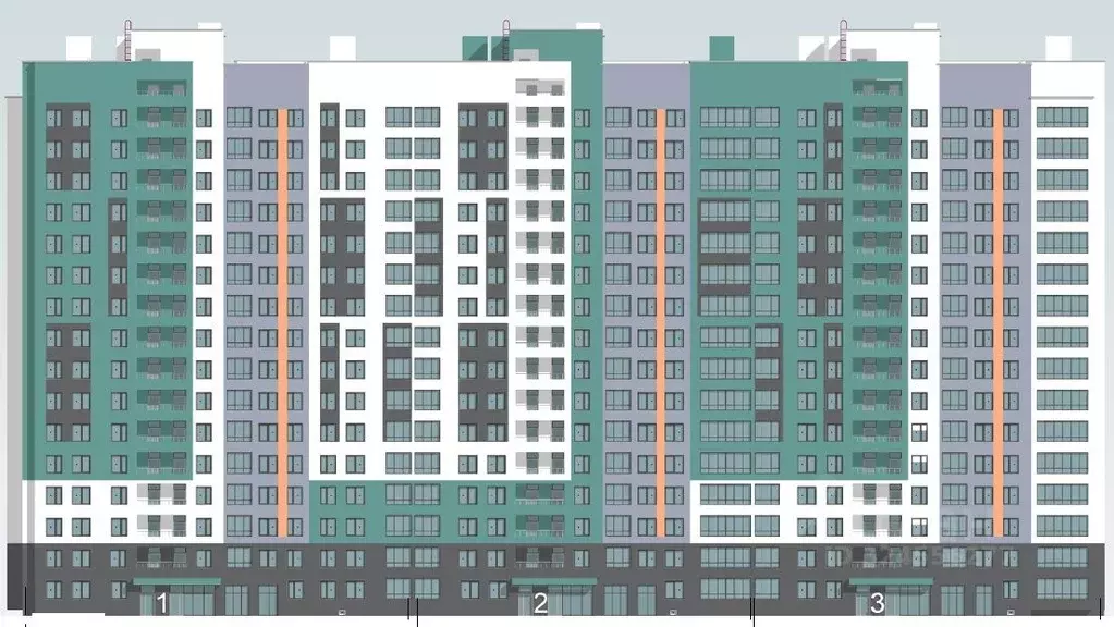 2-к кв. Омская область, Омск ул. Завертяева, 18к12 (52.47 м) - Фото 2