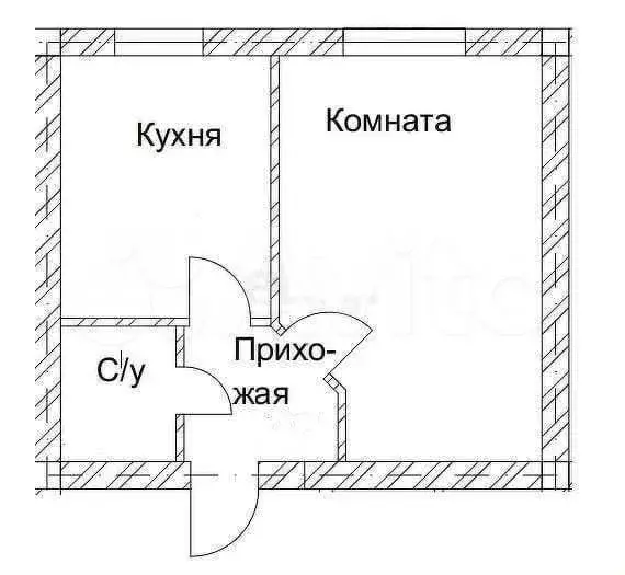 1-к. квартира, 45 м, 4/4 эт. - Фото 0