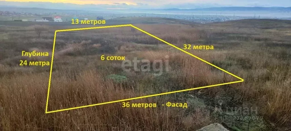 Участок в Краснодарский край, Анапа муниципальный округ, пос. Верхнее ... - Фото 1