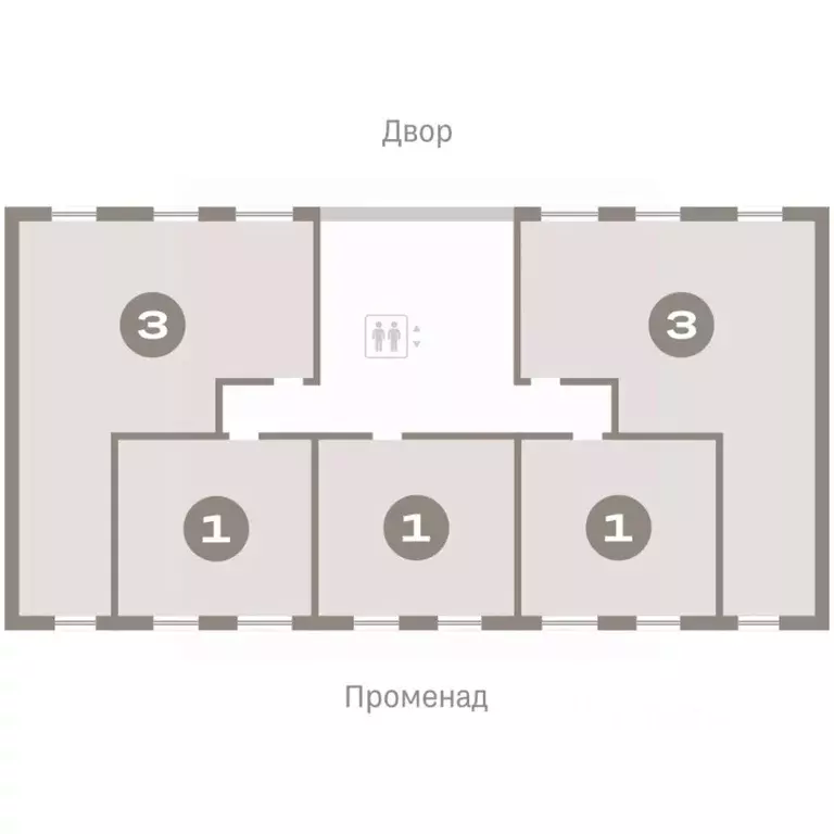 3-к кв. Омская область, Омск  (80.81 м) - Фото 2