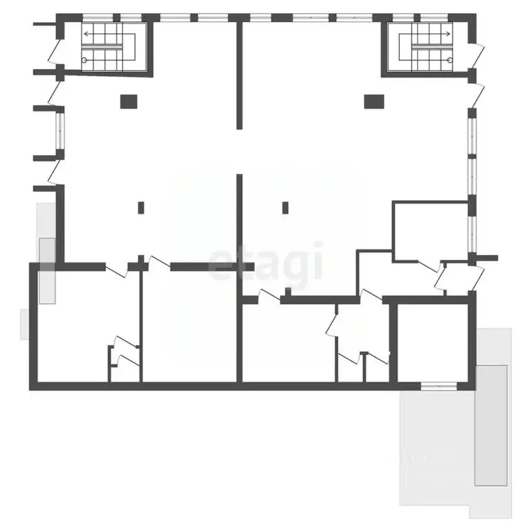Офис в Воронежская область, Воронеж ул. Димитрова, 56А (828 м) - Фото 2