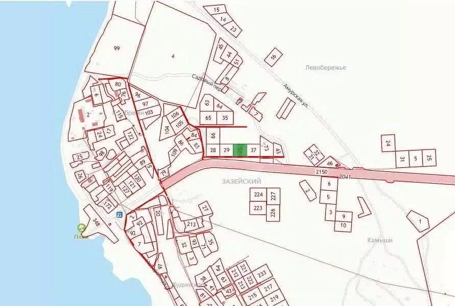 Участок в Амурская область, Благовещенск пос. Зазейский,  (15.0 сот.) - Фото 1