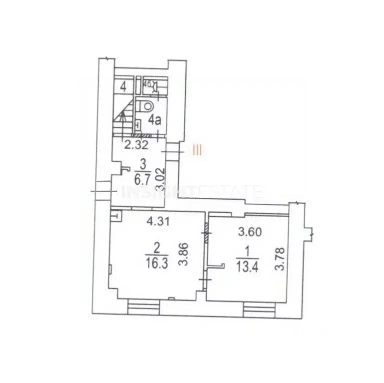 Торговая площадь в Москва Матвеевская ул., 42К2 (54 м) - Фото 2