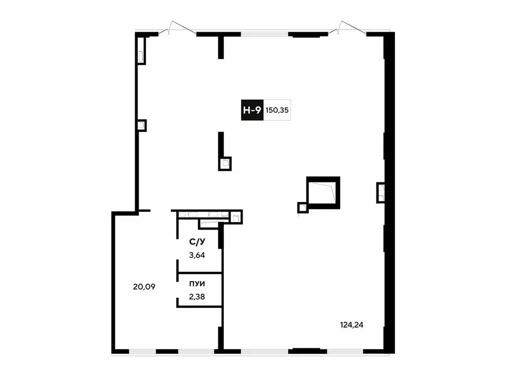 Офис (150.35 м) - Фото 1