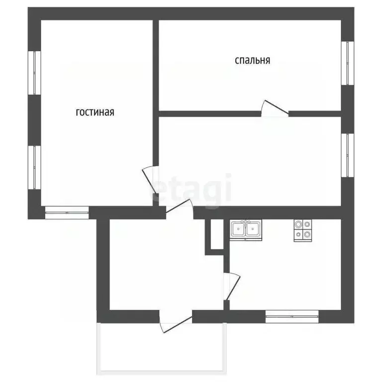 Дом в Ростовская область, Таганрог Дачная ул. (40 м) - Фото 2