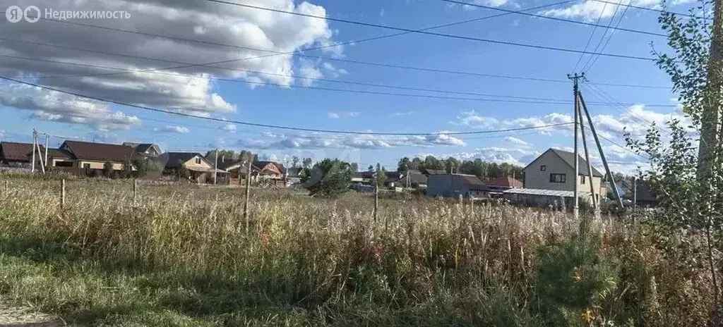 Участок в Тюменский район, деревня Криводанова, коттеджный посёлок ... - Фото 1