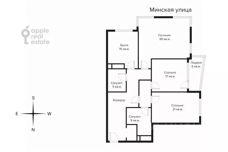 3-к кв. Москва Минская ул., 2 (133.0 м) - Фото 2