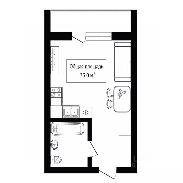 Студия Алтай, Горно-Алтайск ул. Осипенко (33.0 м) - Фото 2