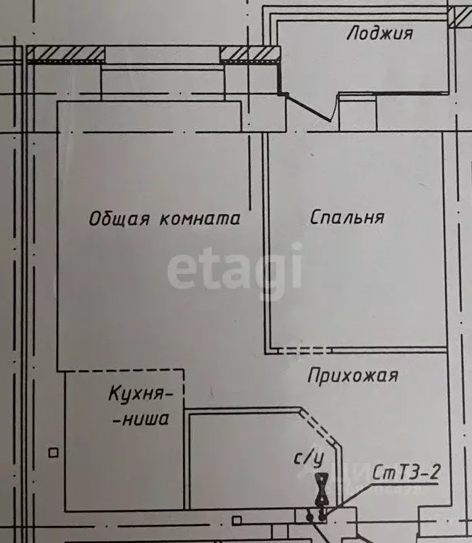 2-к кв. Алтайский край, Барнаул Комсомольский просп., 122Вк3 (43.0 м) - Фото 1