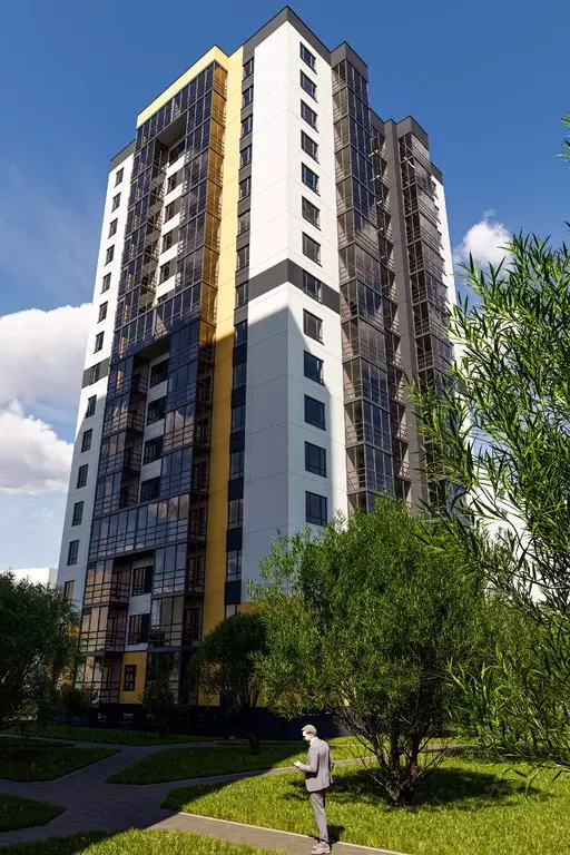 1-к квартира, 43.16 м - Фото 1