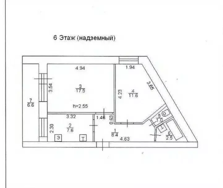 2-к кв. Тверская область, Тверь Петербургское ш., 82/2 (55.0 м) - Фото 1
