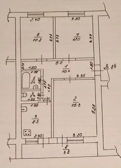 Комната Краснодарский край, Анапа ул. Шевченко, 249 (38.5 м) - Фото 1