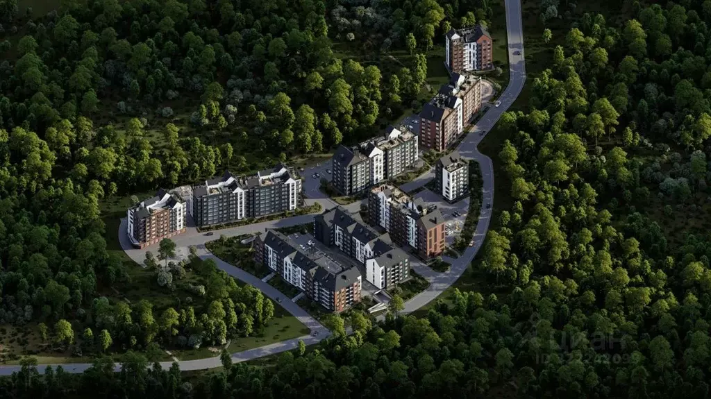 3-к кв. Калининградская область, Светлогорск Лесная Сказка жилой ... - Фото 2