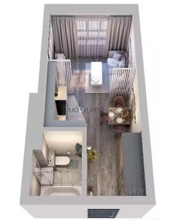 Студия Башкортостан, Уфа Коммунистическая ул., 115/1 (28.0 м) - Фото 2