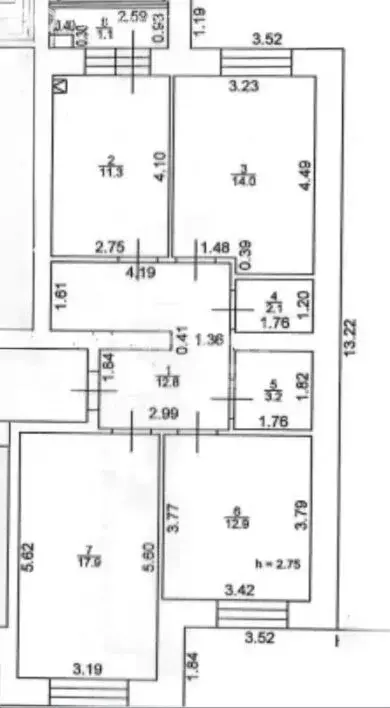 3-комнатная квартира: село Высокая Гора, Рождественская улица, 8А ... - Фото 1