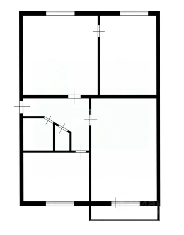 3-к кв. Томская область, Томск тракт Иркутский, 27/3 (60.0 м) - Фото 2
