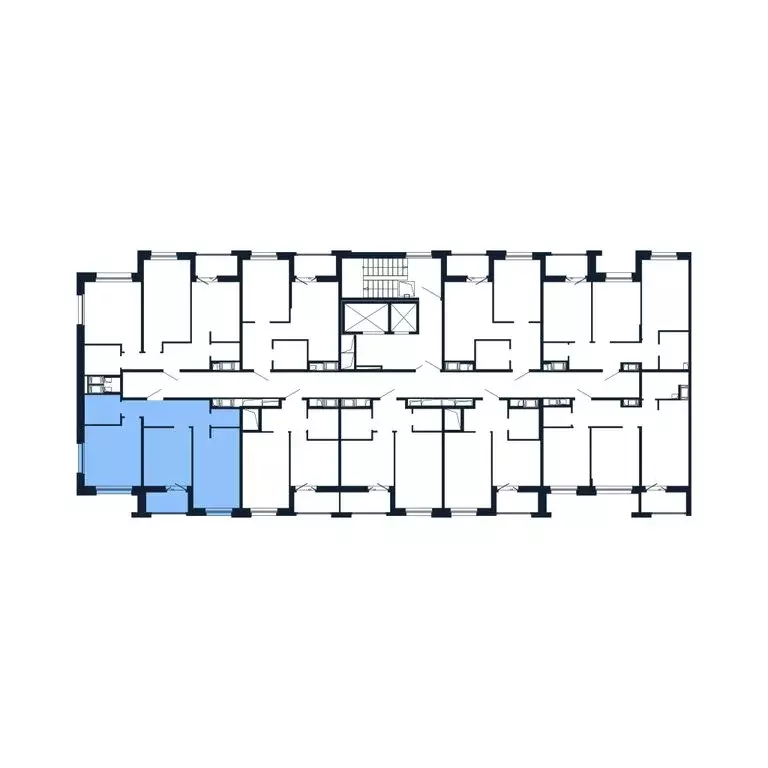 2-комнатная квартира: Новоселье, Центральная улица, 30к1 (50.4 м) - Фото 2
