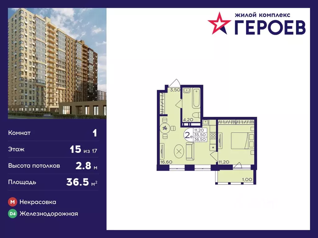 1-к кв. Московская область, Балашиха Железнодорожный мкр, Центр-2 мкр, ... - Фото 0