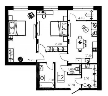 3-к кв. Курская область, Курск ул. Лысая Гора, 15 (80.6 м) - Фото 1