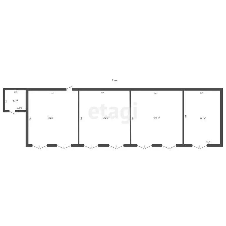 Помещение свободного назначения (451.5 м) - Фото 2