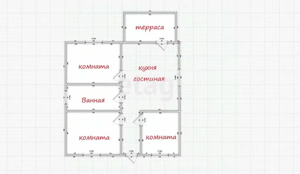 Дом в Краснодарский край, Темрюк  (111 м) - Фото 1