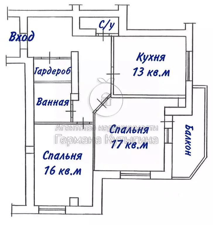 2-к кв. Волгоградская область, Волгоград ул. Хиросимы, 6 (71.0 м) - Фото 1