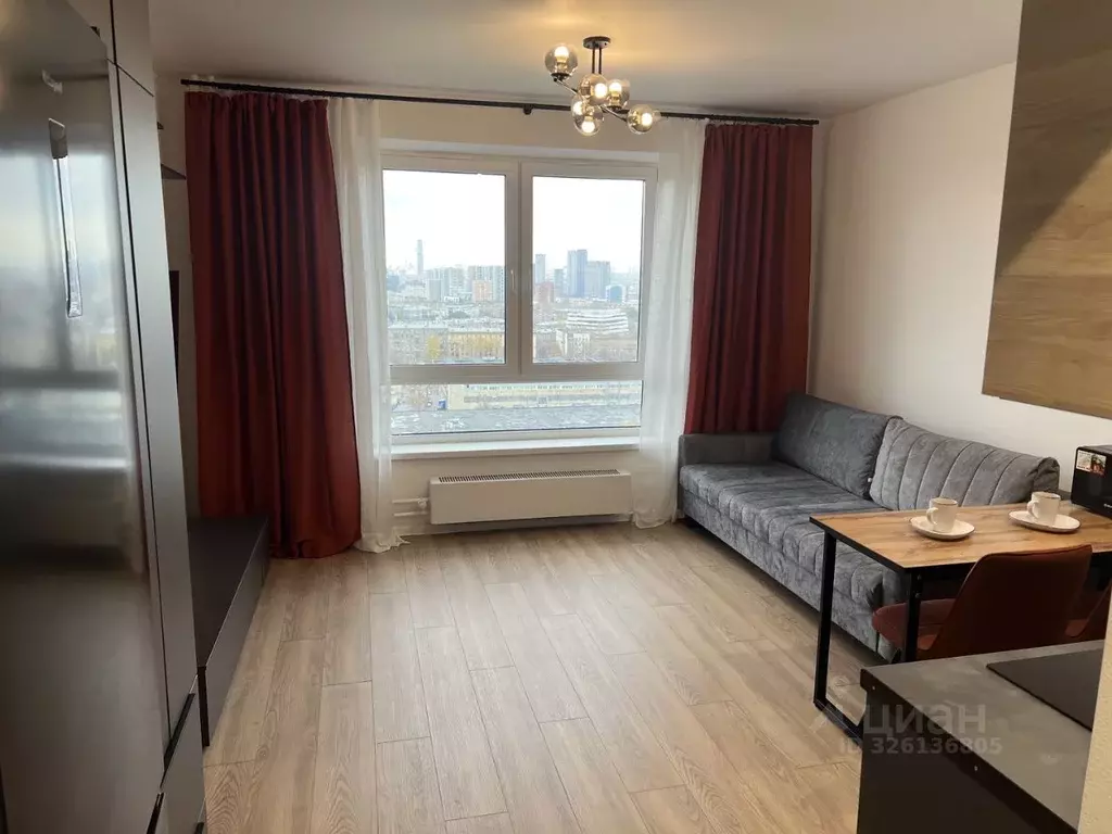 Студия Москва Новоостаповская ул., 7к1 (24.0 м) - Фото 1